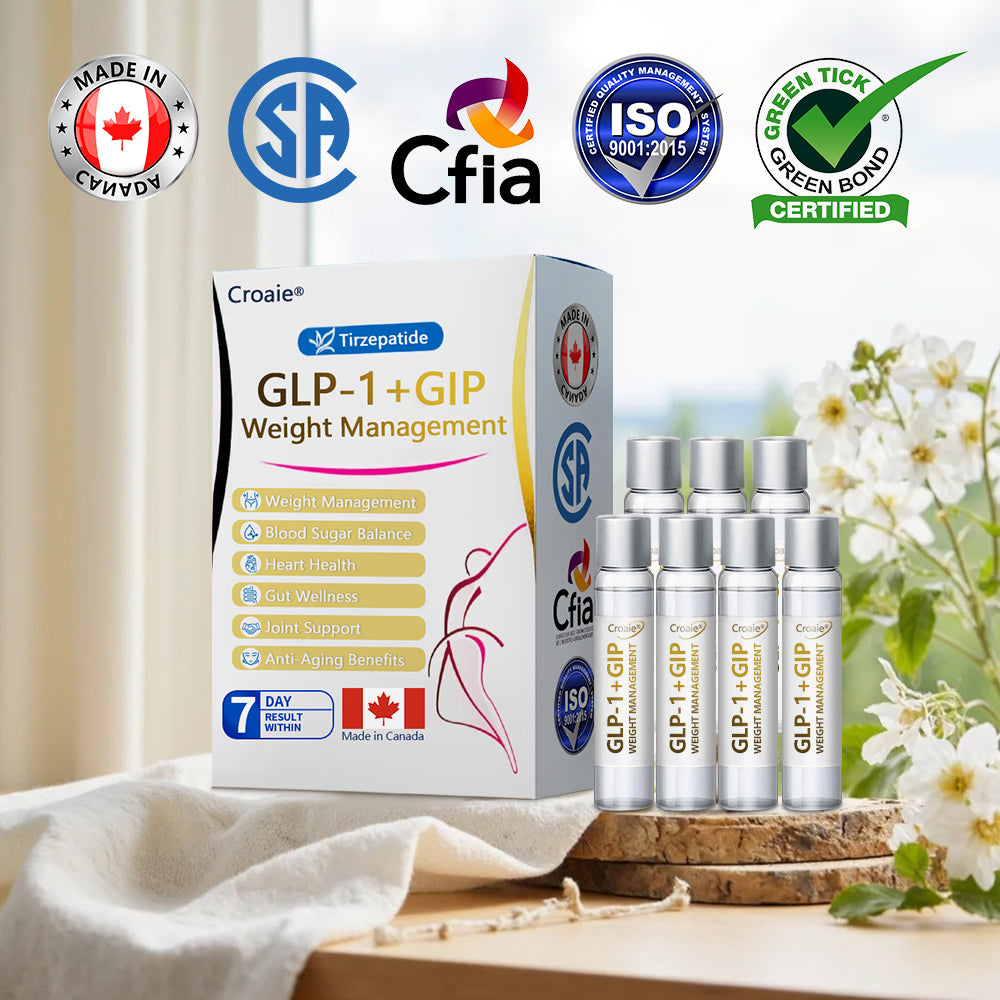 Health Canada Approved 🇨🇦 | Official Canadian Store — Croaie® Tirzepatide Oral Solution, GIP and GLP-1 Dual-Action Weight Loss Solution, One Bottle Daily, Results in 7 Days -🌿
